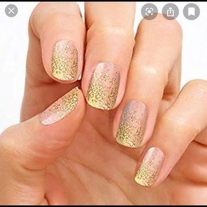 Color street nails golden girly